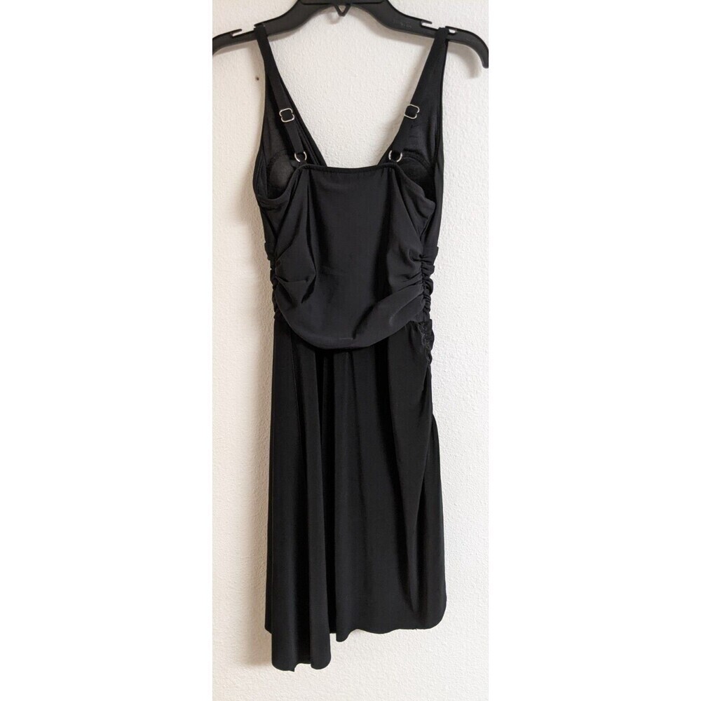 Women's Magicsuit Black Convertible Swim Dress Adjustable Straps Size 4 - Picture 6 of 13